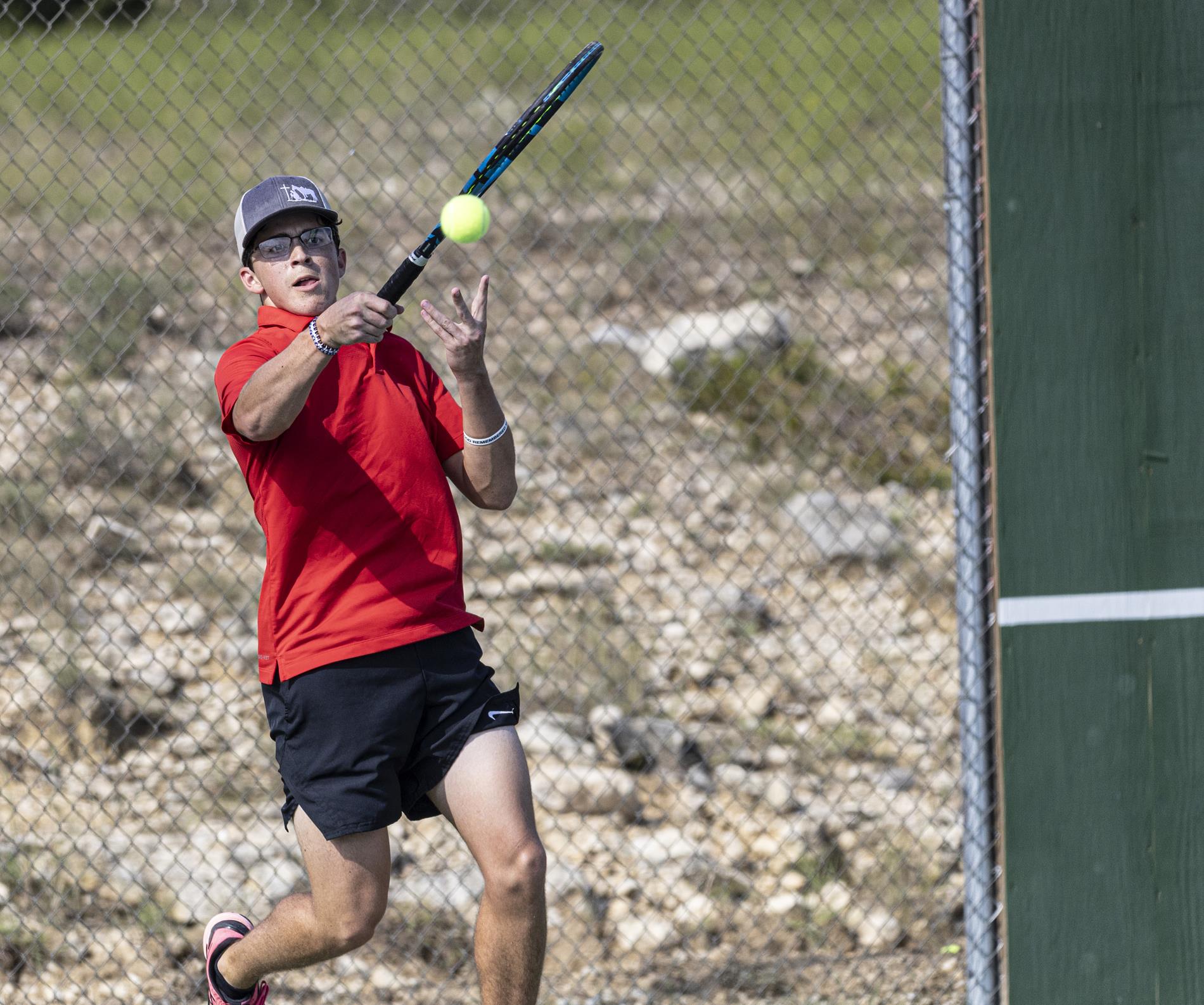 Ingram Tom Moore team tennis vs. Canyon Lake on Sept. 4, 2024