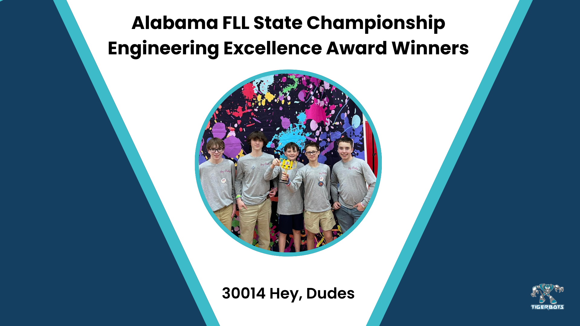 Robotics FLL State Engineering Excellence Award Winners