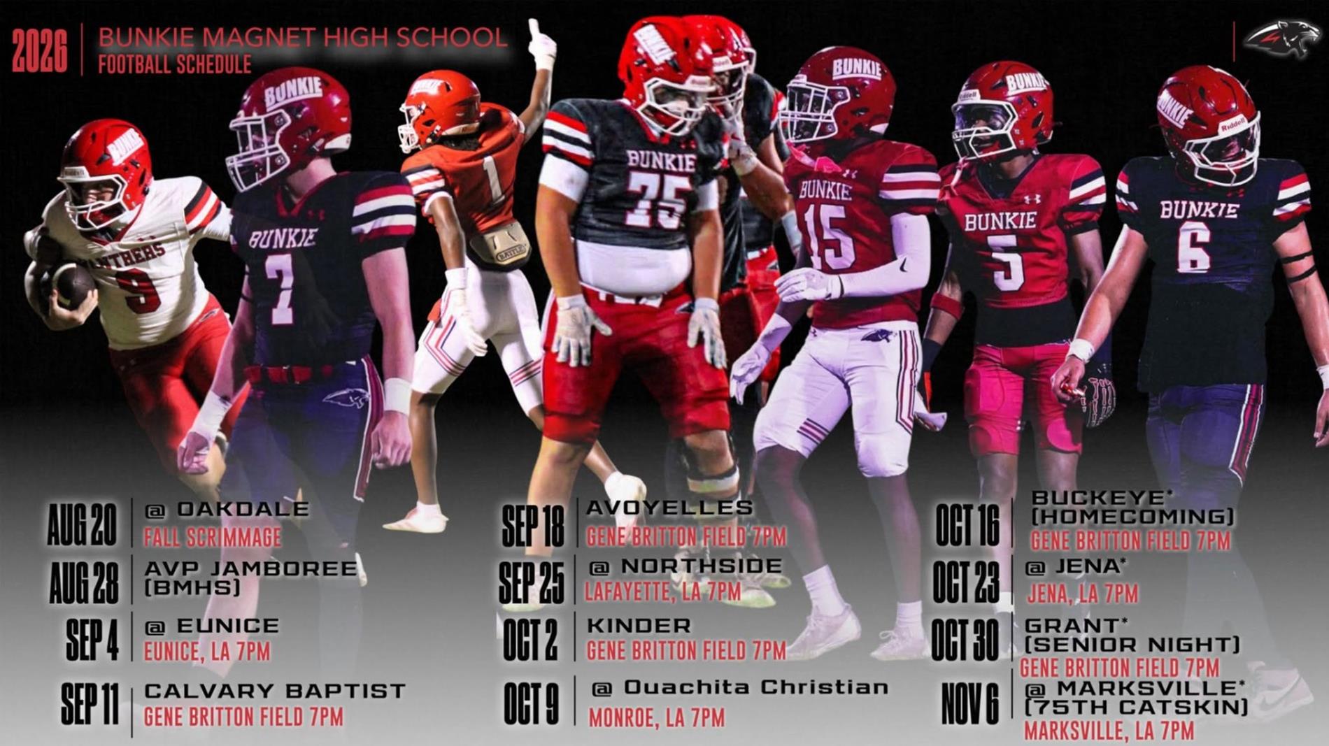 Fall Schedule