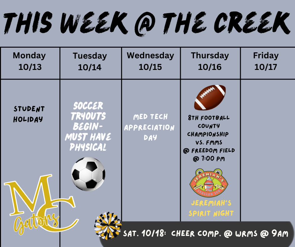 this week at Mossy Creek