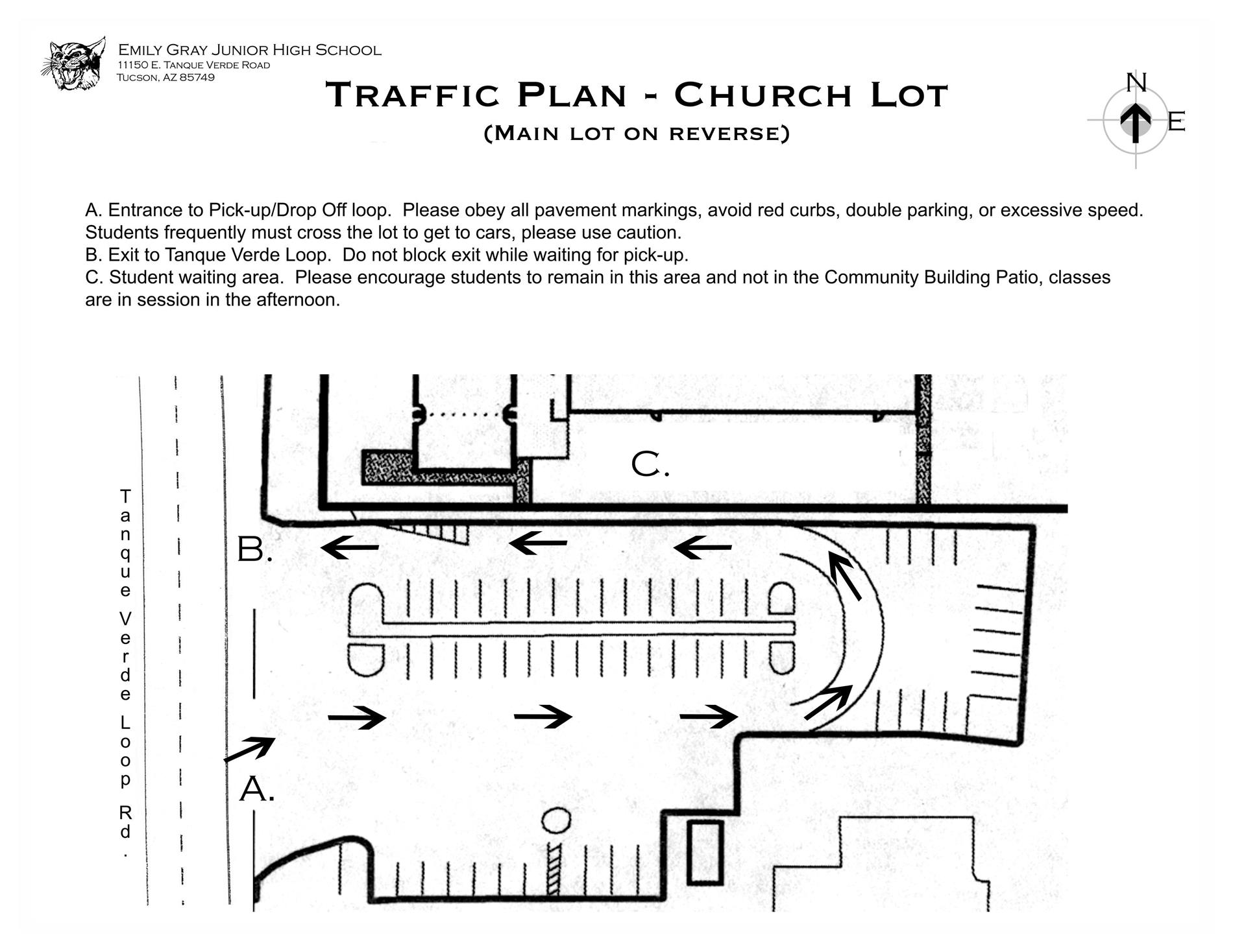 Church Parking Map