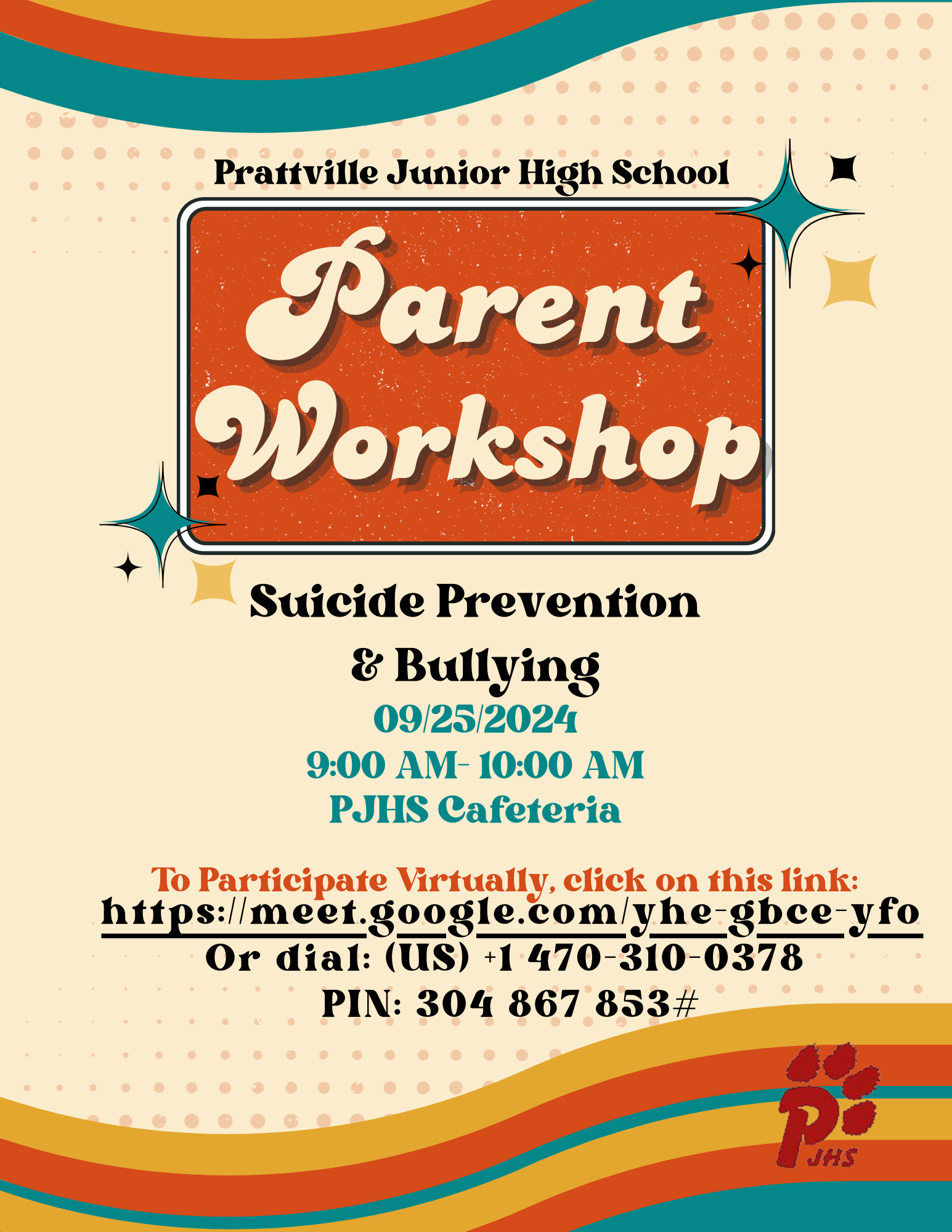 september parent workshop