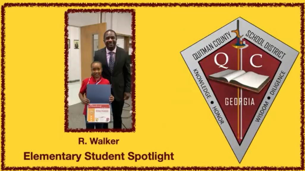 Ronald Walker November 2022 Student of the Month