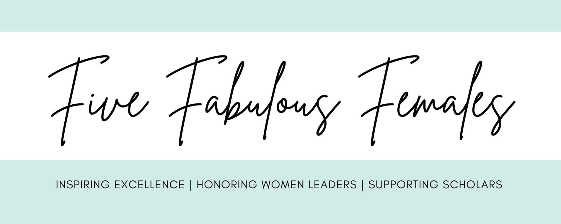 Five Fabulous Females Event Logo