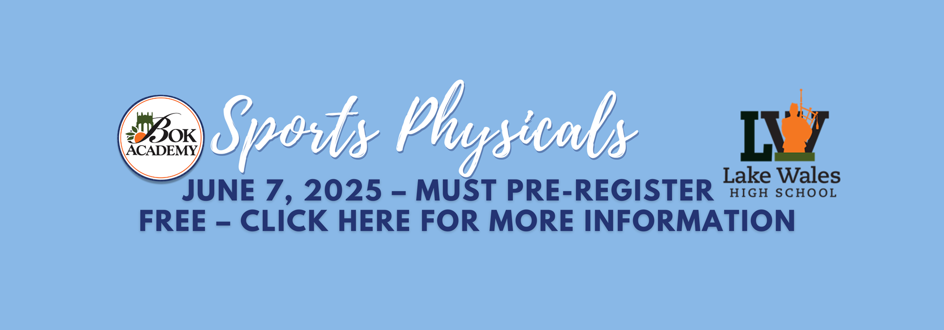 Sports physicals