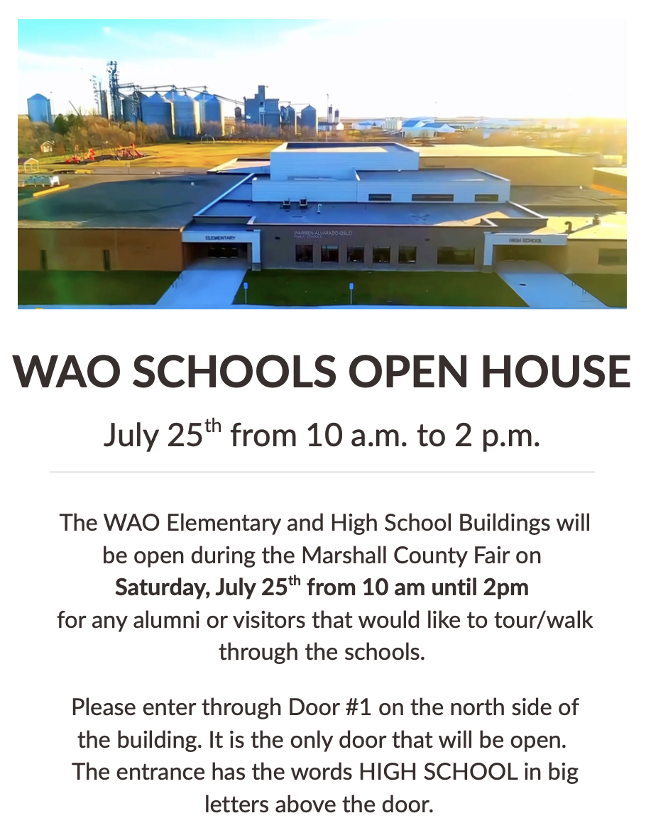 WAO School Open House