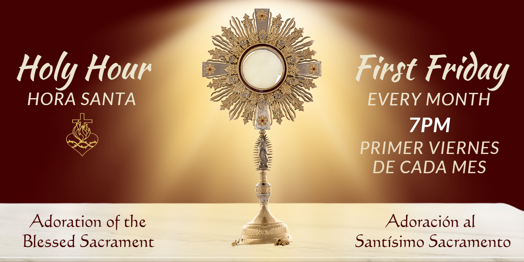 Holy Hour Every Friday at 7PM