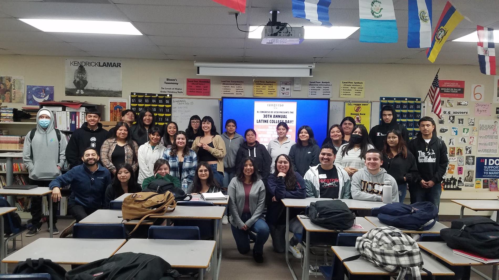 UCSB Students Speak to SMHS Classes