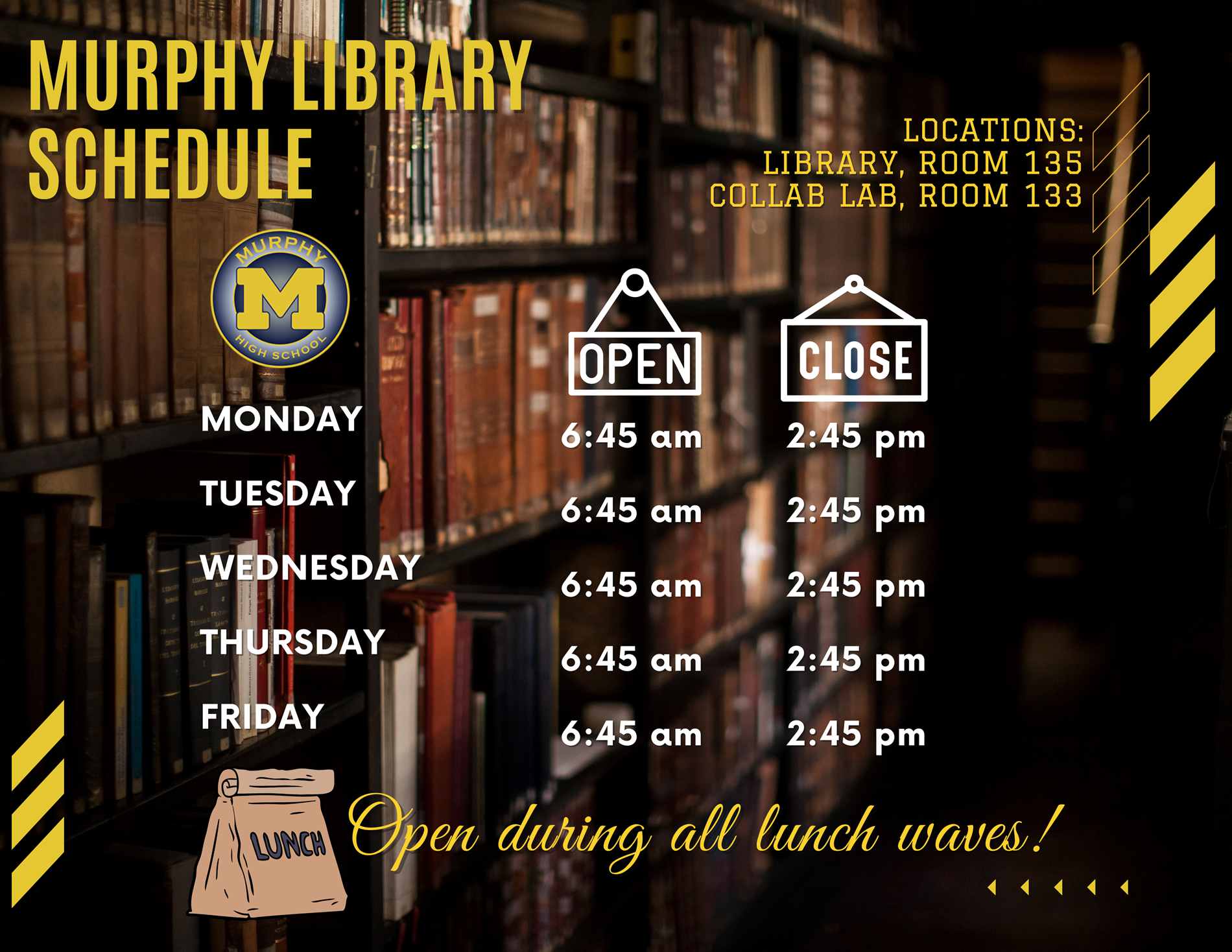 library schedule