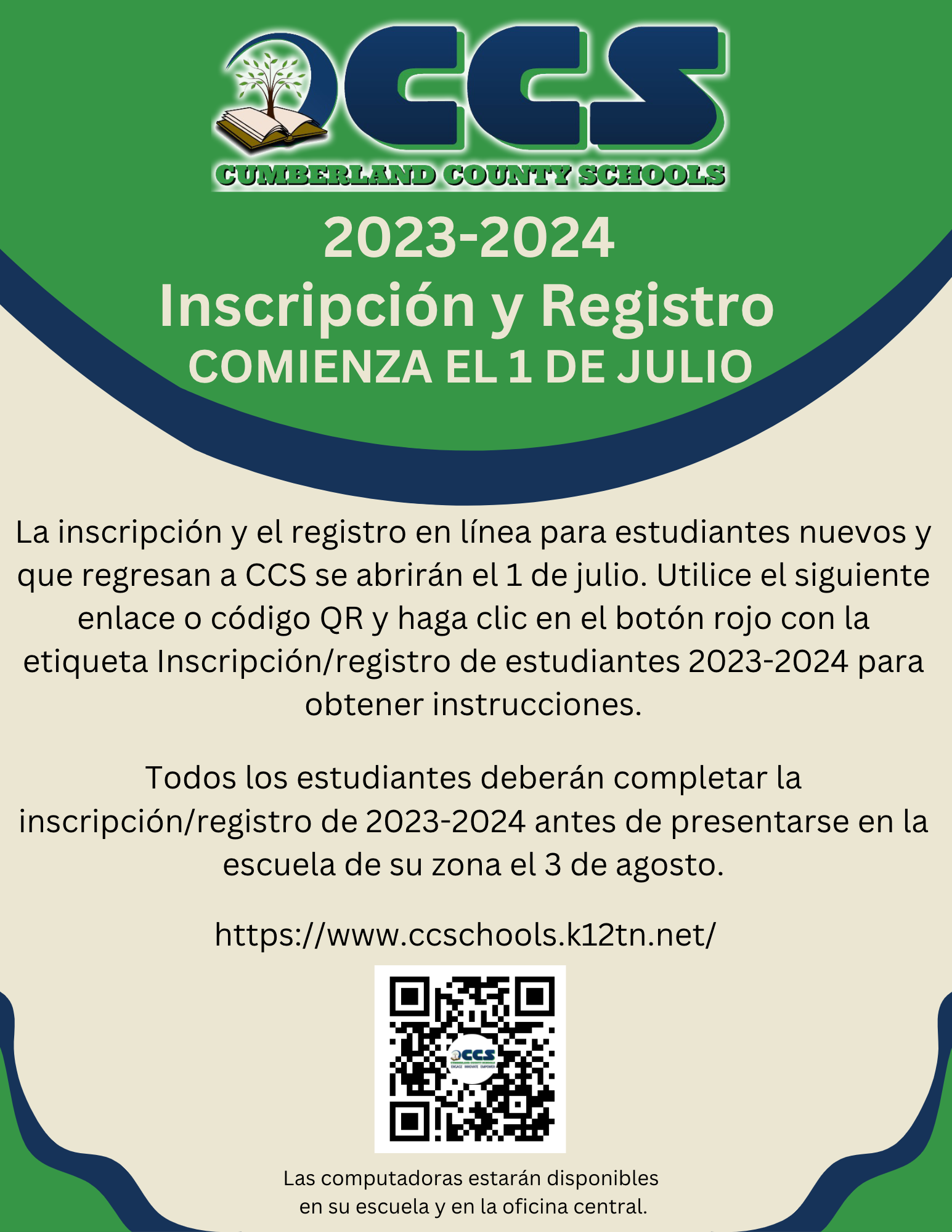 2023-2024 Enrollment/Registration Spanish