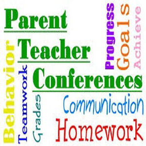 parent teacher conferences, communication, homework, behavior, teamwork, grades, progress, goals, achieve