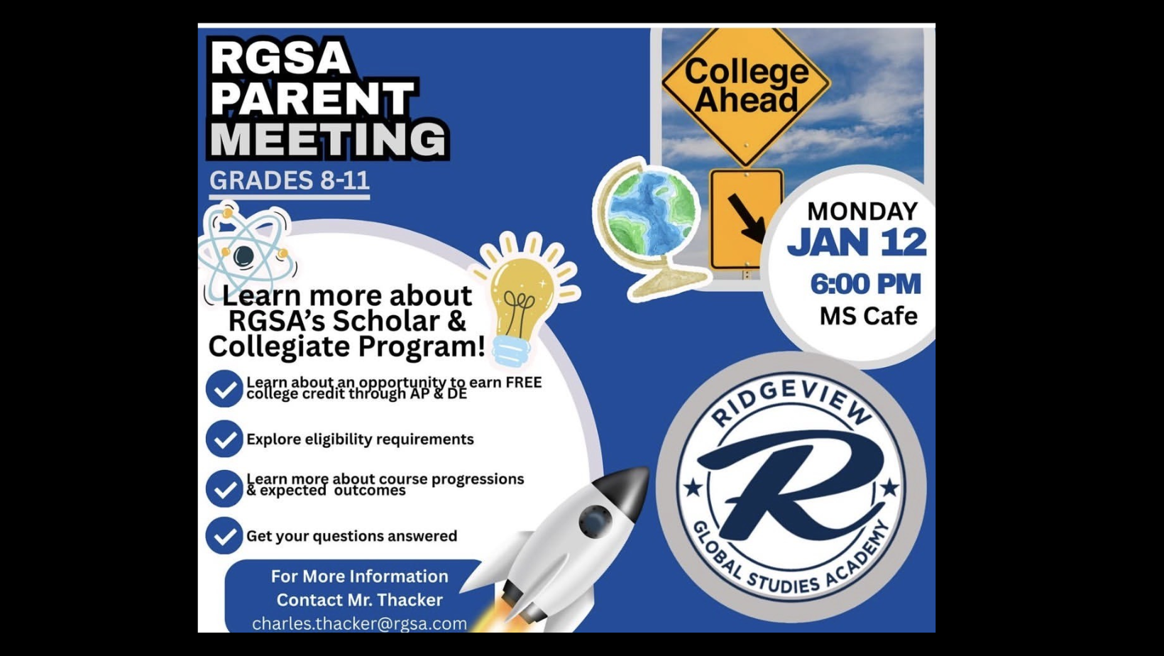 RGSA Parent Meeting
