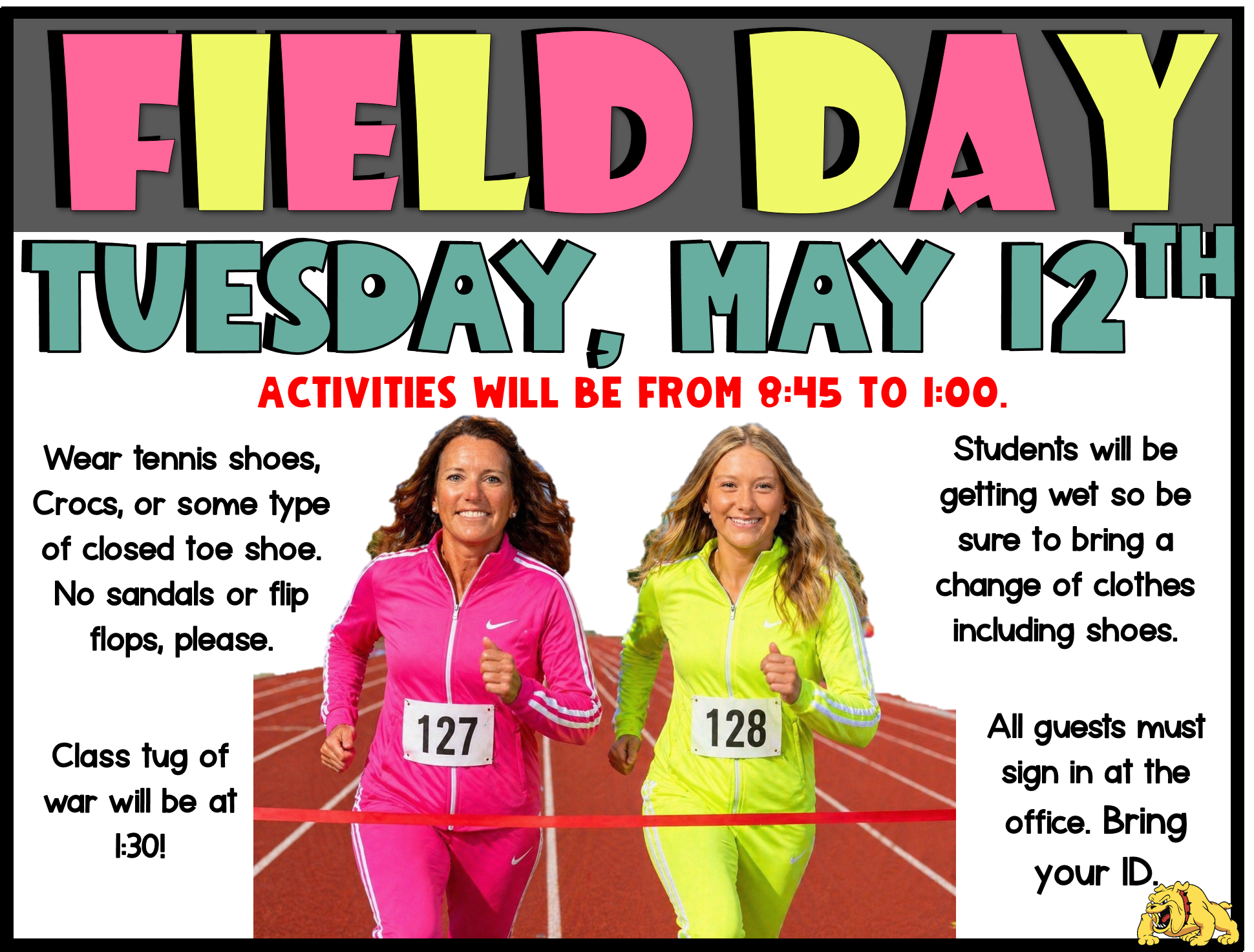 Field day Lunch Information