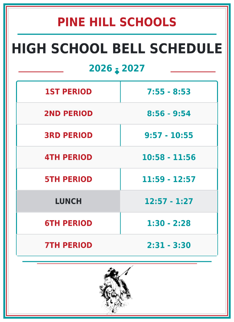 High School Bell Schedule