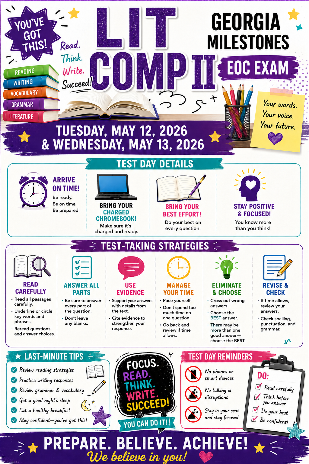 Lit Comp II EOC Flyer 