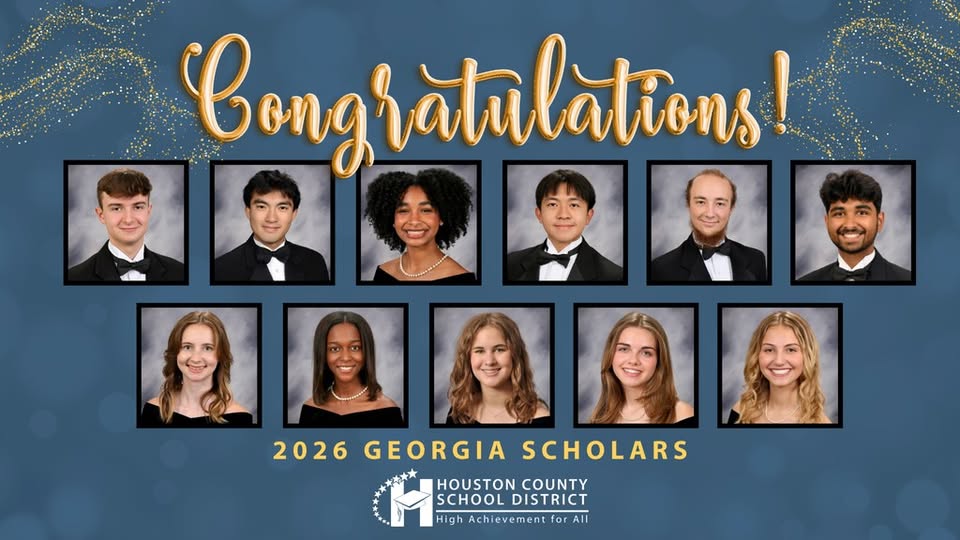 Congratulations to our 2025 Georgia Scholars from the Houston County School District