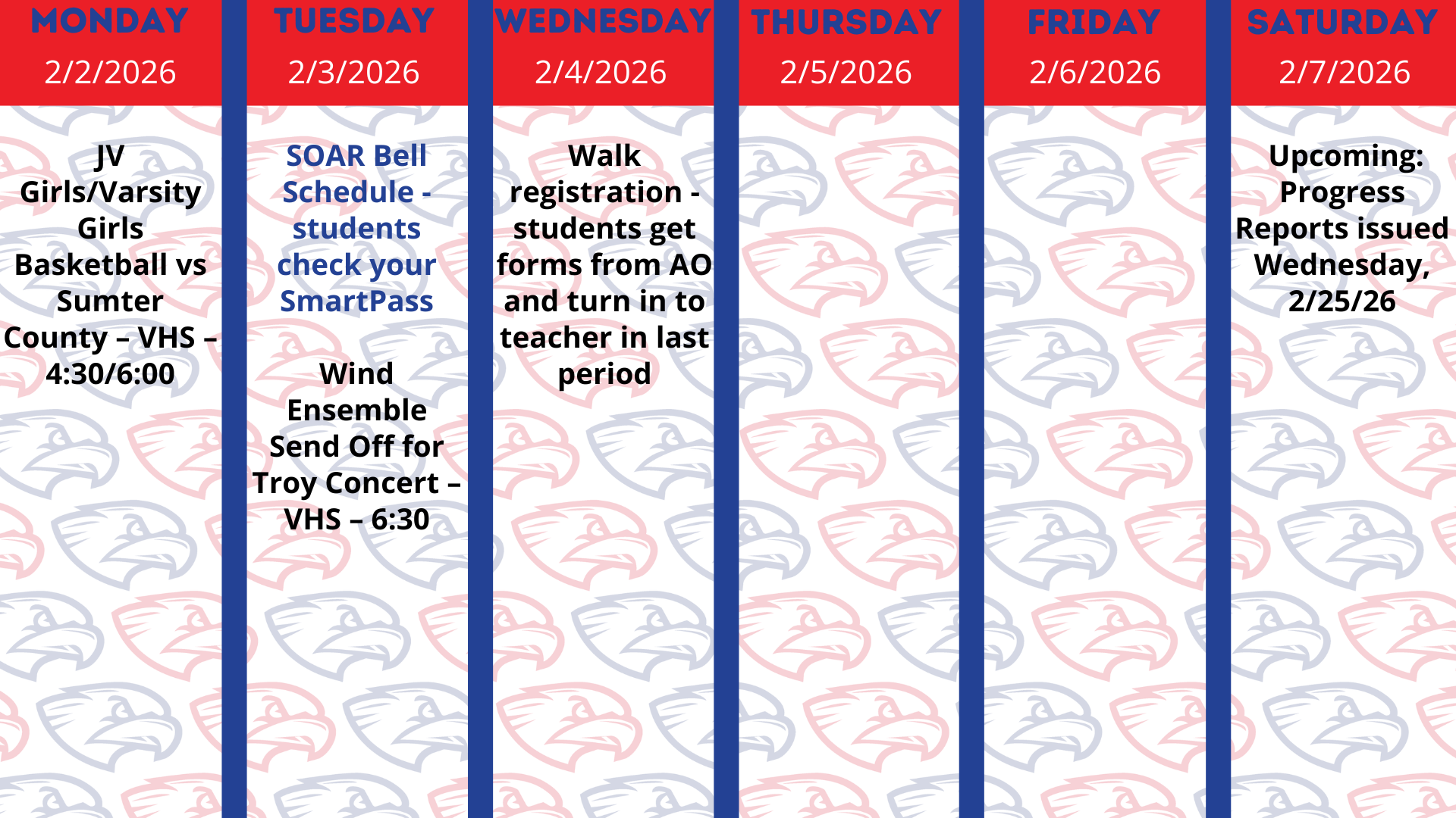 2.2.26 Week at a Glance