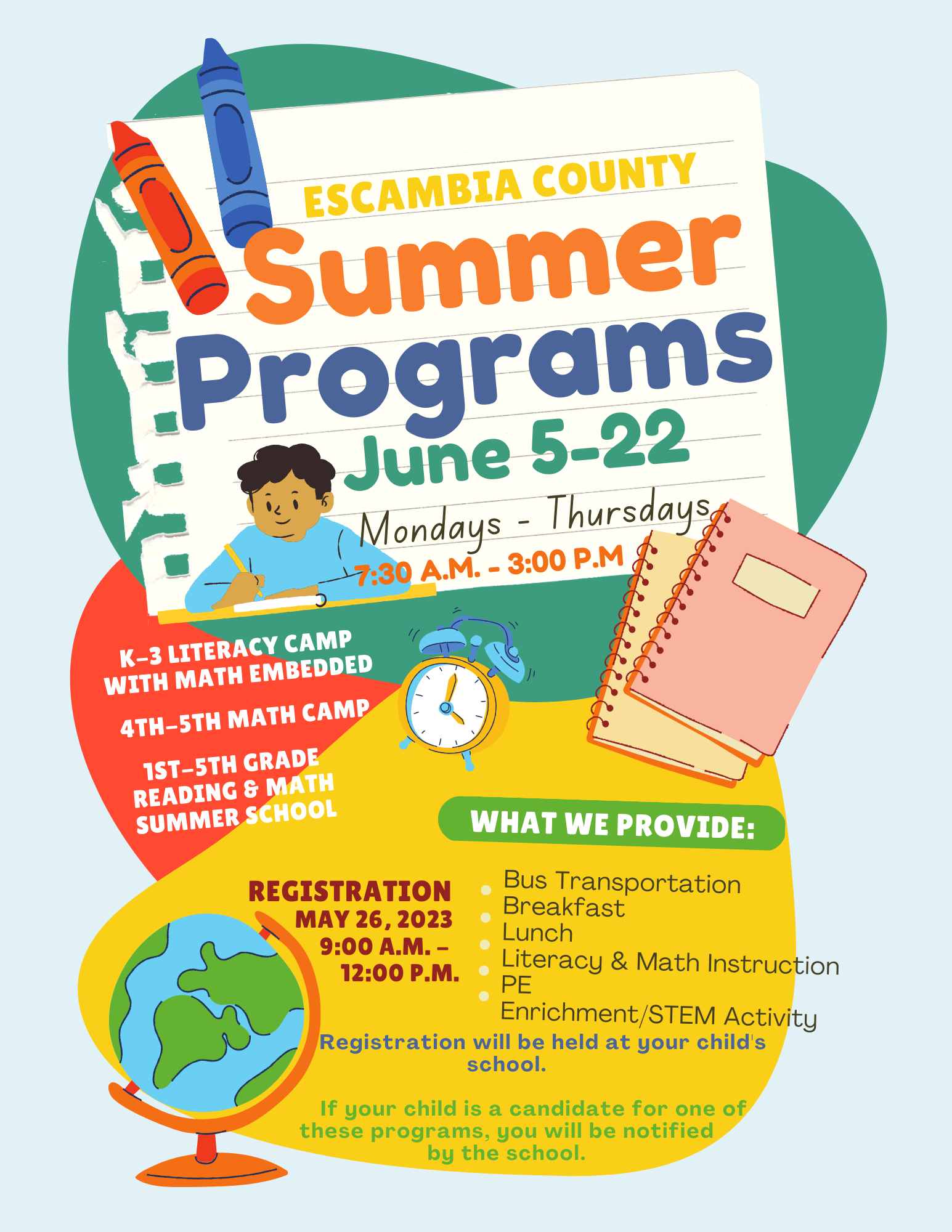 Summer Programs Flyer
