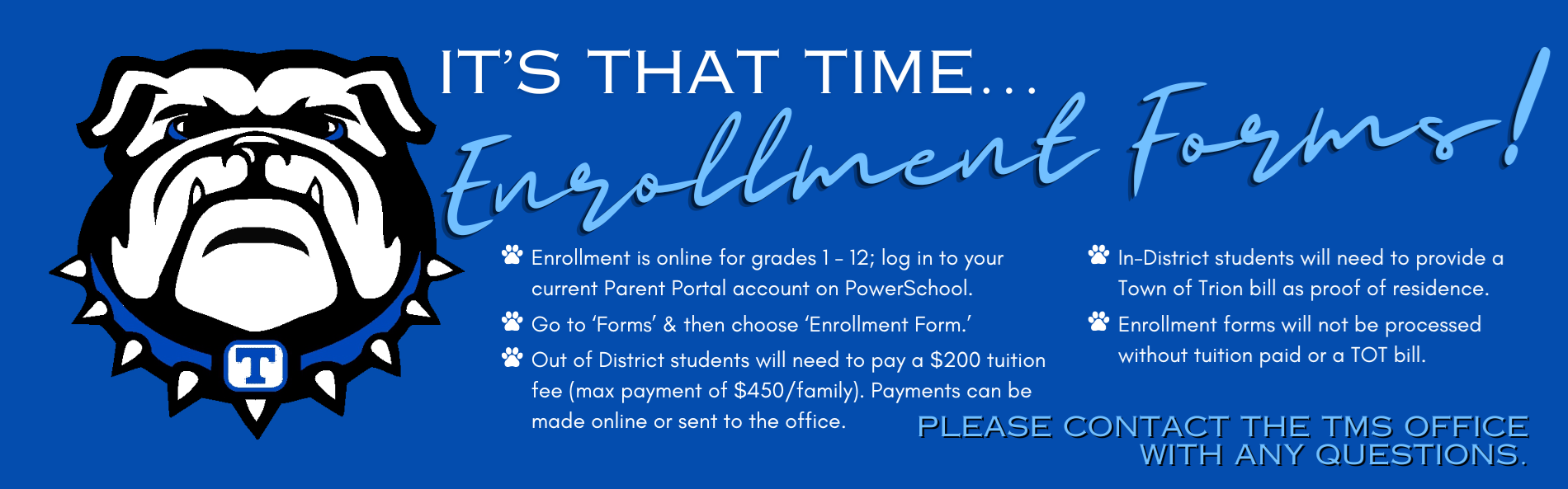 Enrollment Forms 2024-25