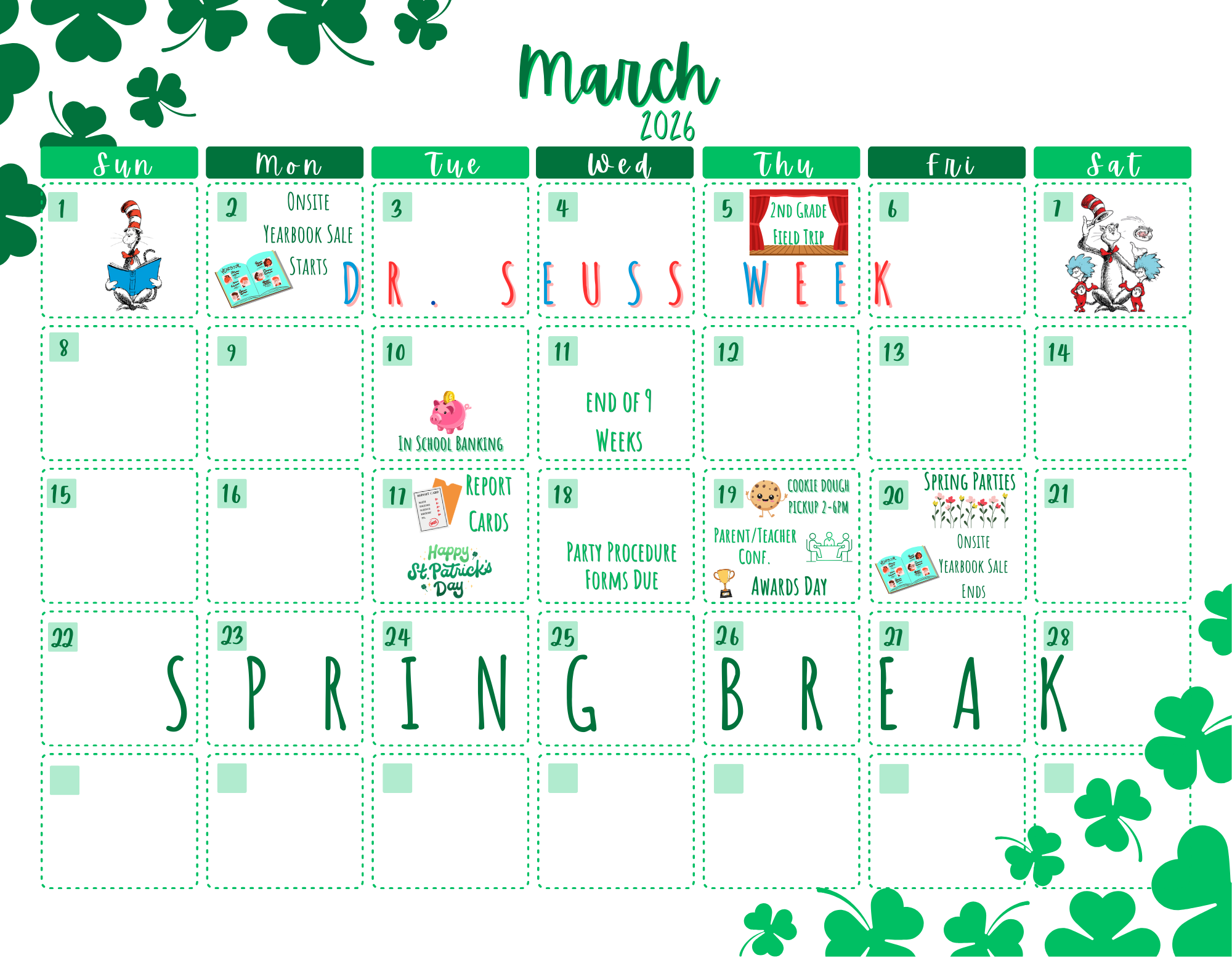 March 2026 Calendar