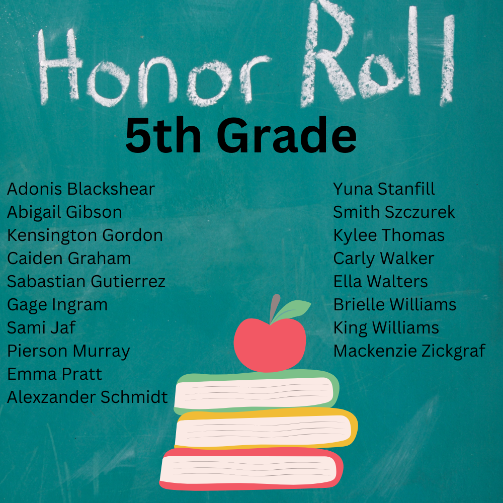 5th Grade Honor Roll