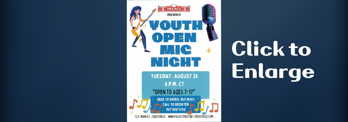 Palace Theater- Youth Open Mic Night