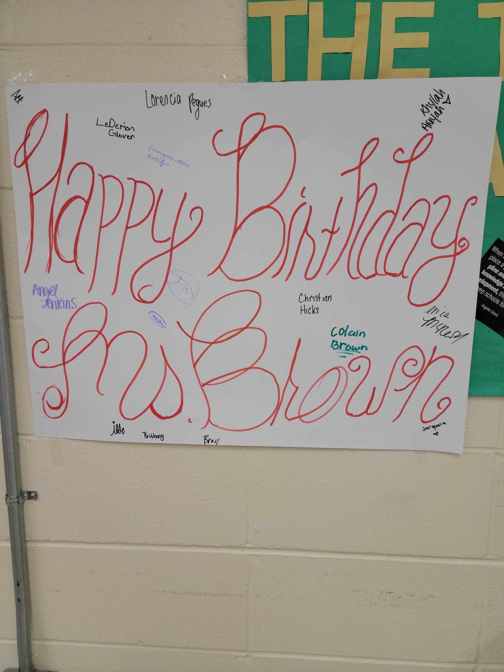 Susie Brown's Birthday