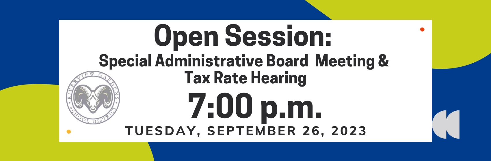 Tax Rate Hearing