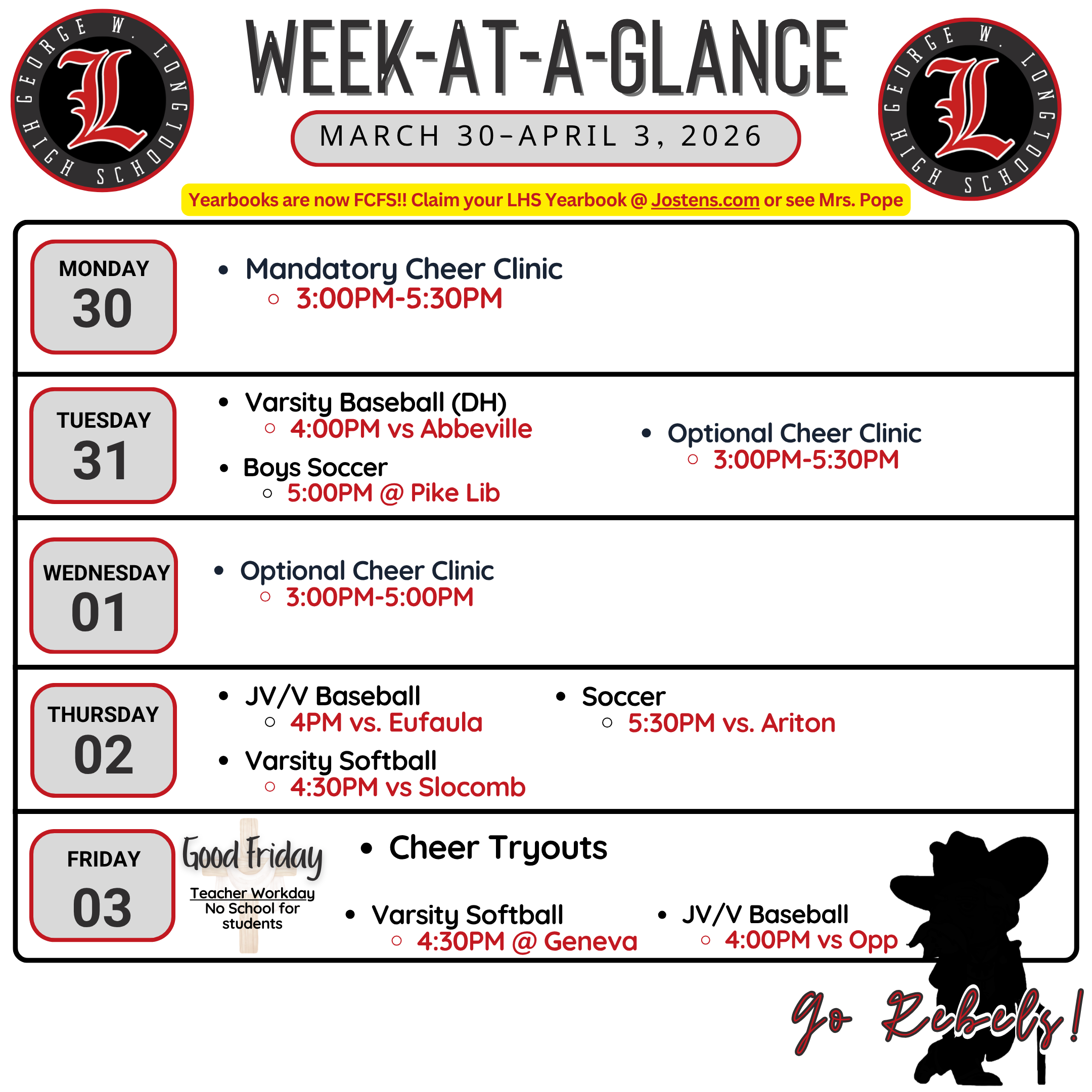 Week at a Glance