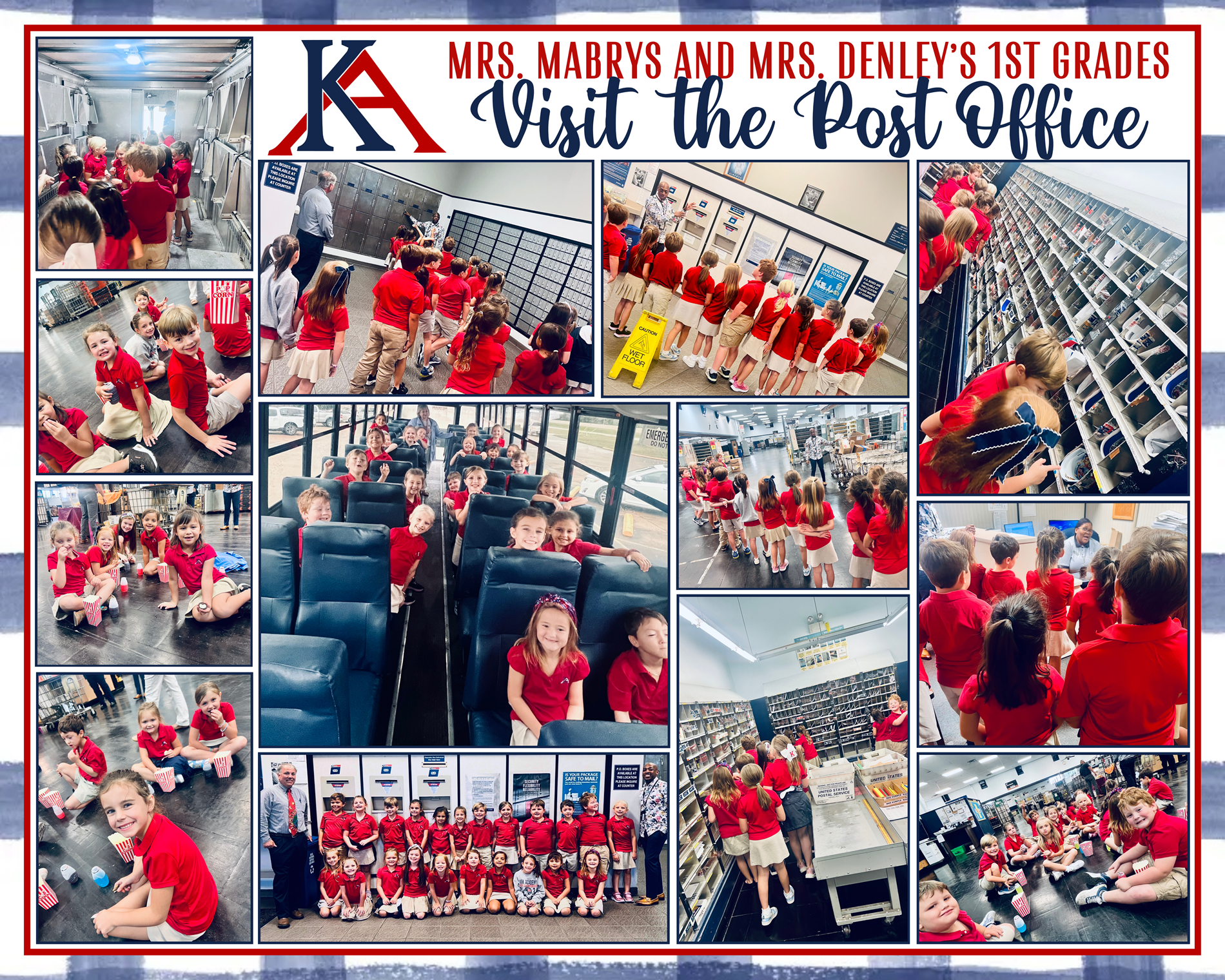 1st Grade Visit to the Post Office