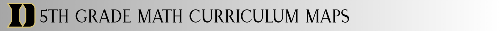 5th math maps