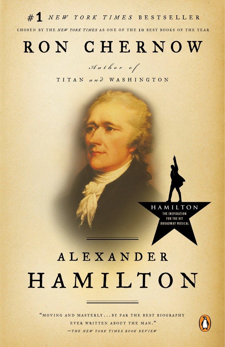 The #1 New York Times bestseller, and the inspiration for the hit Broadway musical Hamilton!  Pulitzer Prize-winning author Ron Chernow presents a landmark biography of Alexander Hamilton, the Founding Father who galvanized, inspired, scandalized, and shaped the newborn nation. Find it in the library catalog!