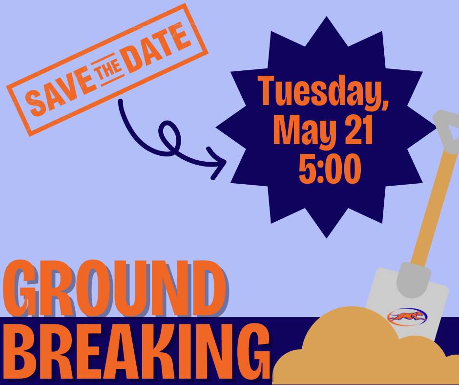 Groundbreaking ceremony on Tuesday, May 21 at 5:00