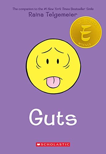 Cover of the book Titled Guts by Reina Telgemeir. 