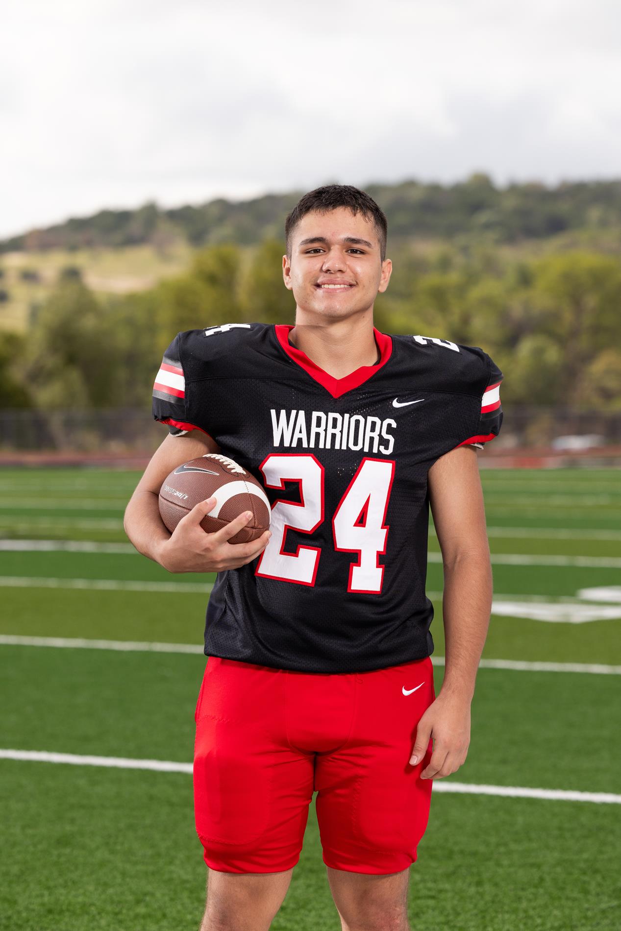 24 CALEB MARTINEZ, FB/LB, JR