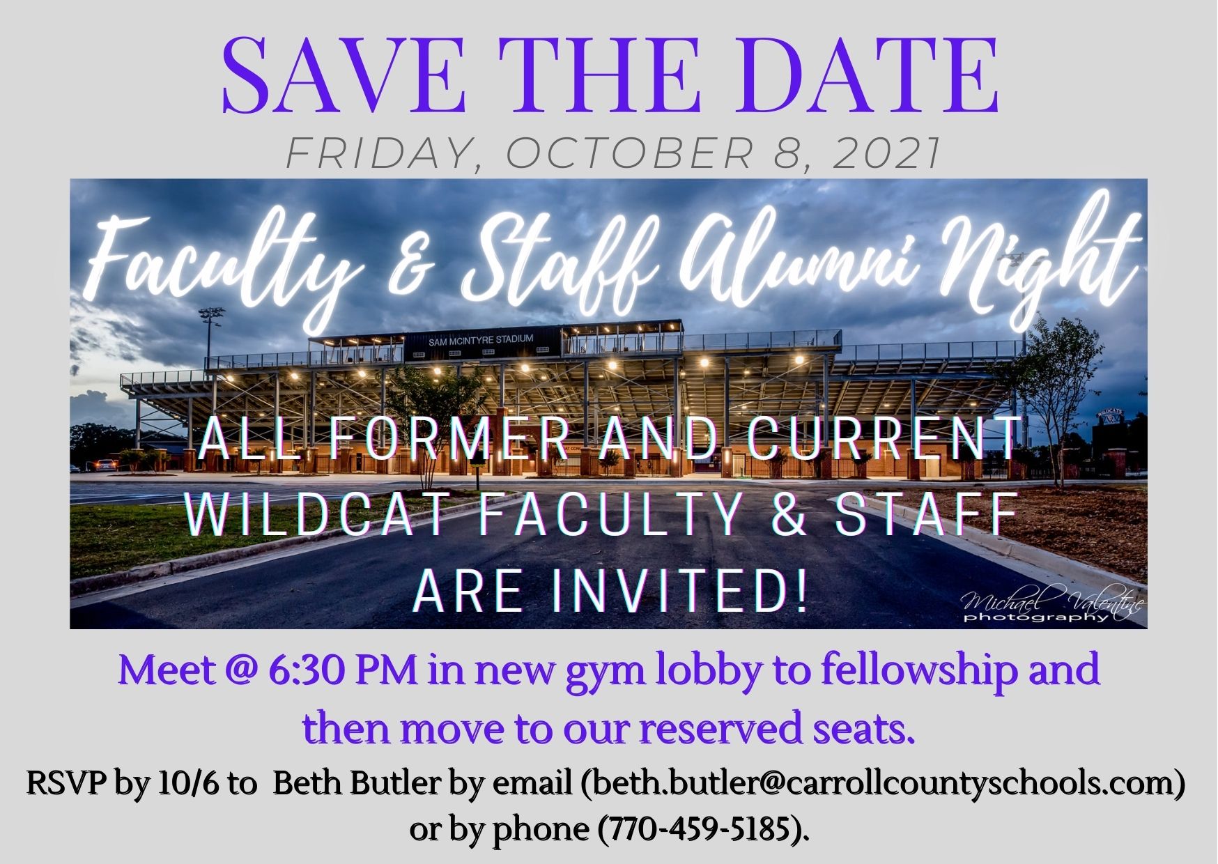 Faculty & Staff Alumni NIght