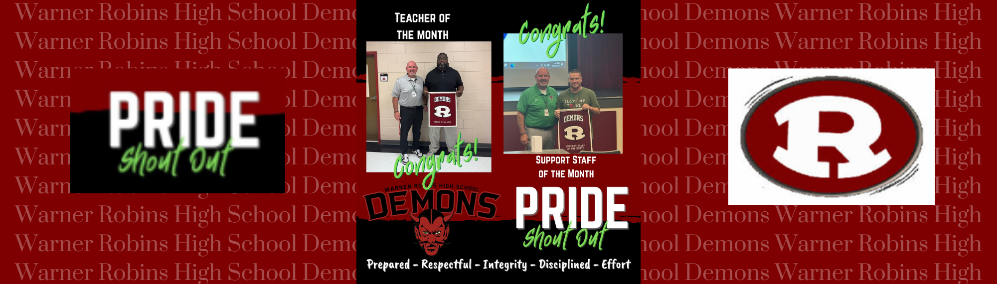 Congratulations to Coach McDavis and Mr. Birmingham!