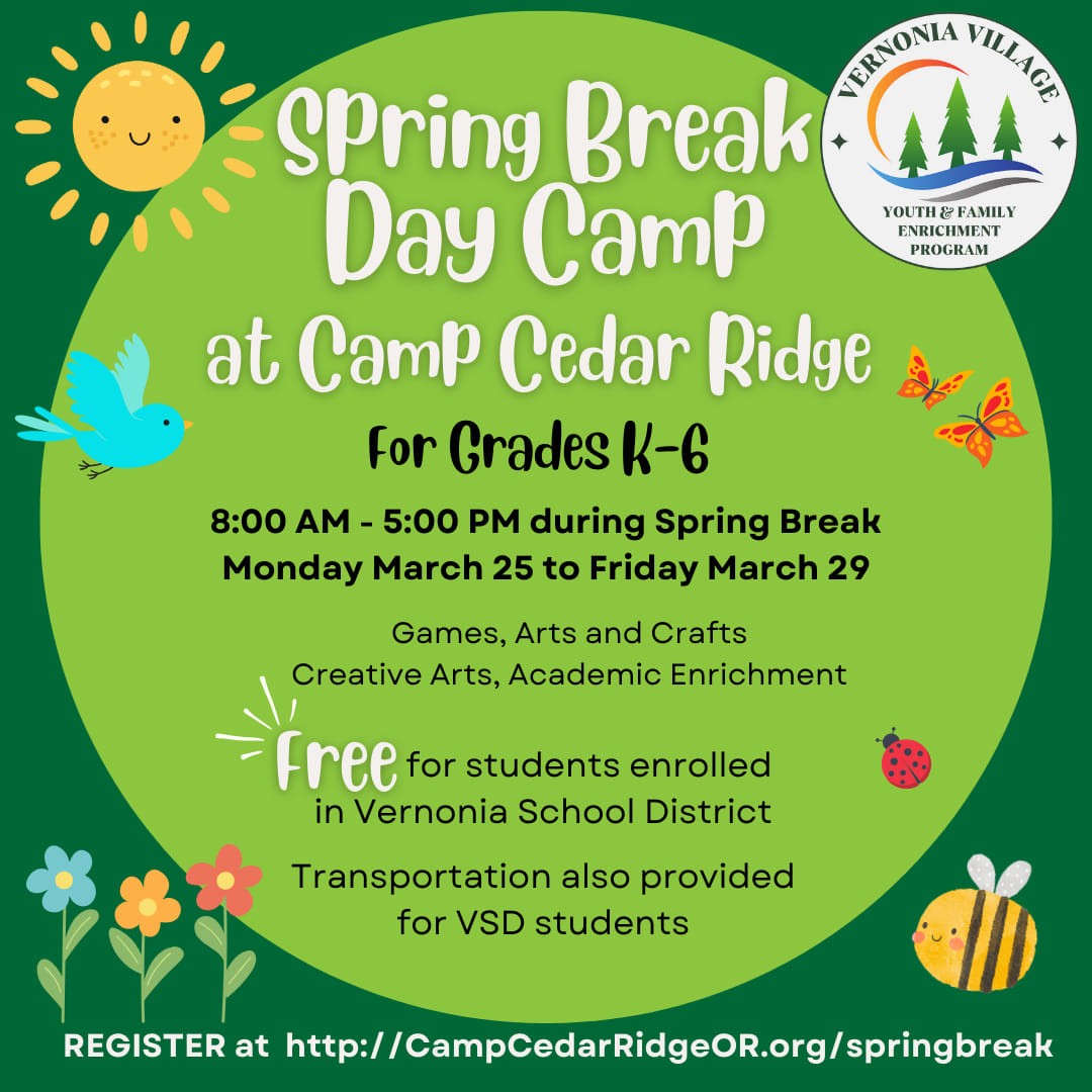 Spring Day Camp Registration Information