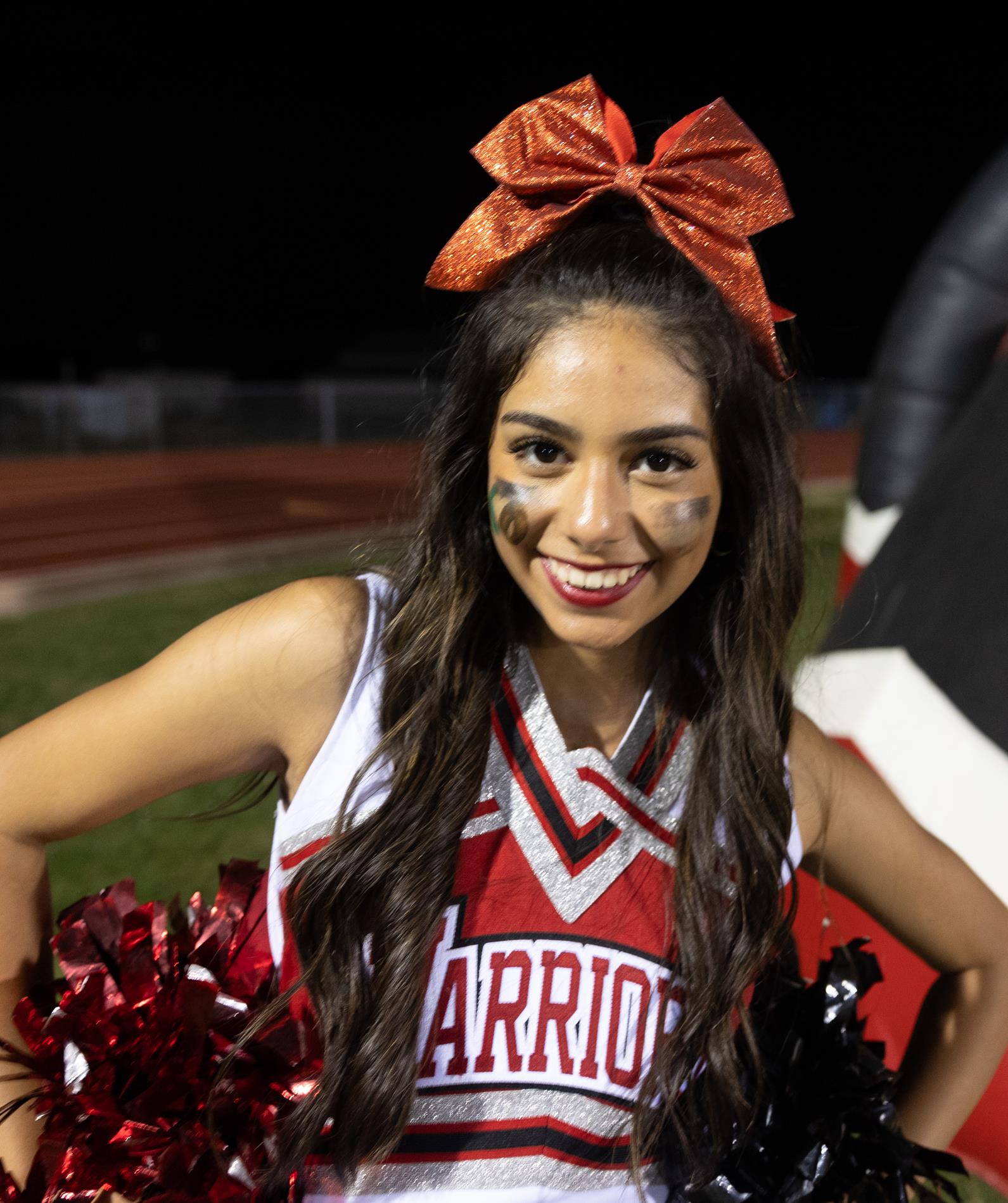 Ingram Tom Moore cheerleaders at Comfort High School