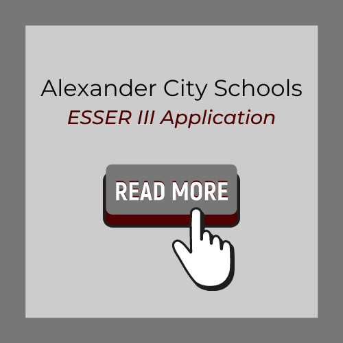 ESSER III Application for Alexander City Schools 