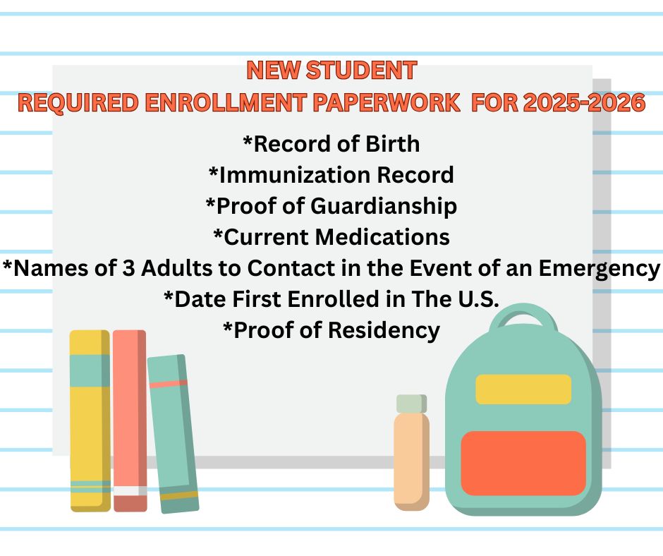 Required Enrollment Paperwork Required Enrollment Paperwork