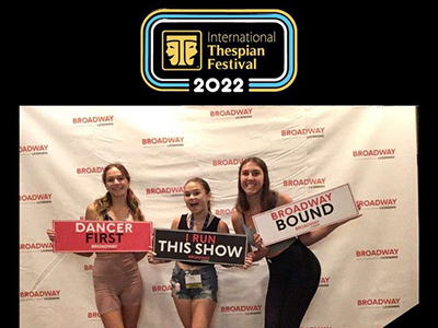 Students at 2022 International Thespian Festival