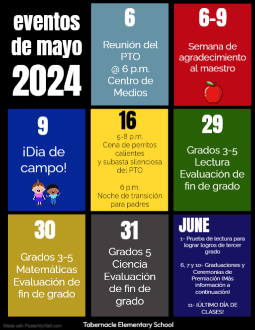 May Dates Spanish