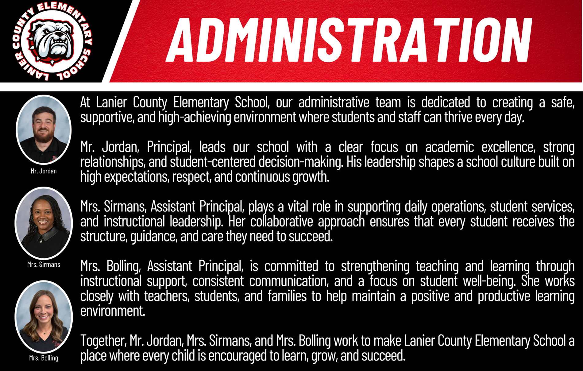 Administration Page