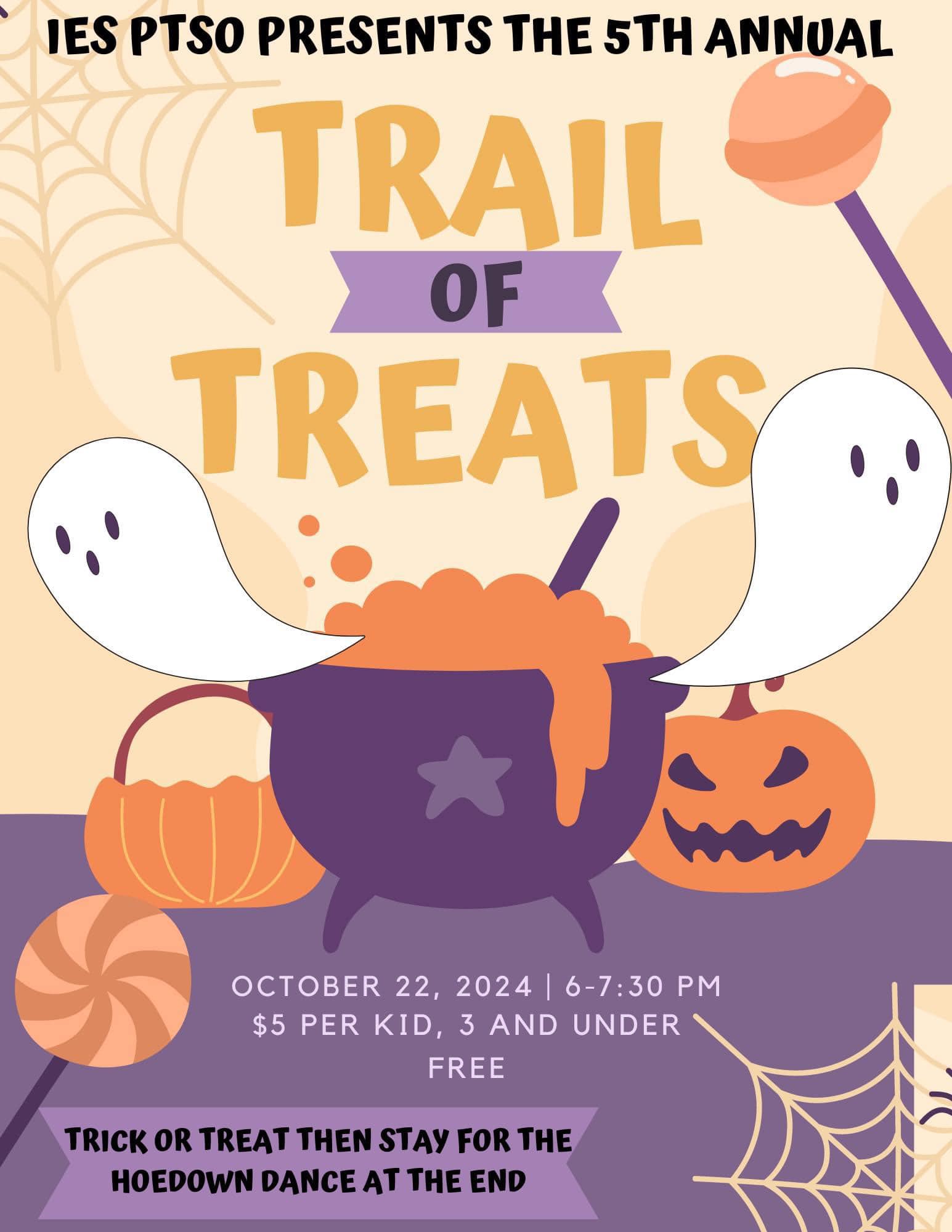 trail of treats flyer