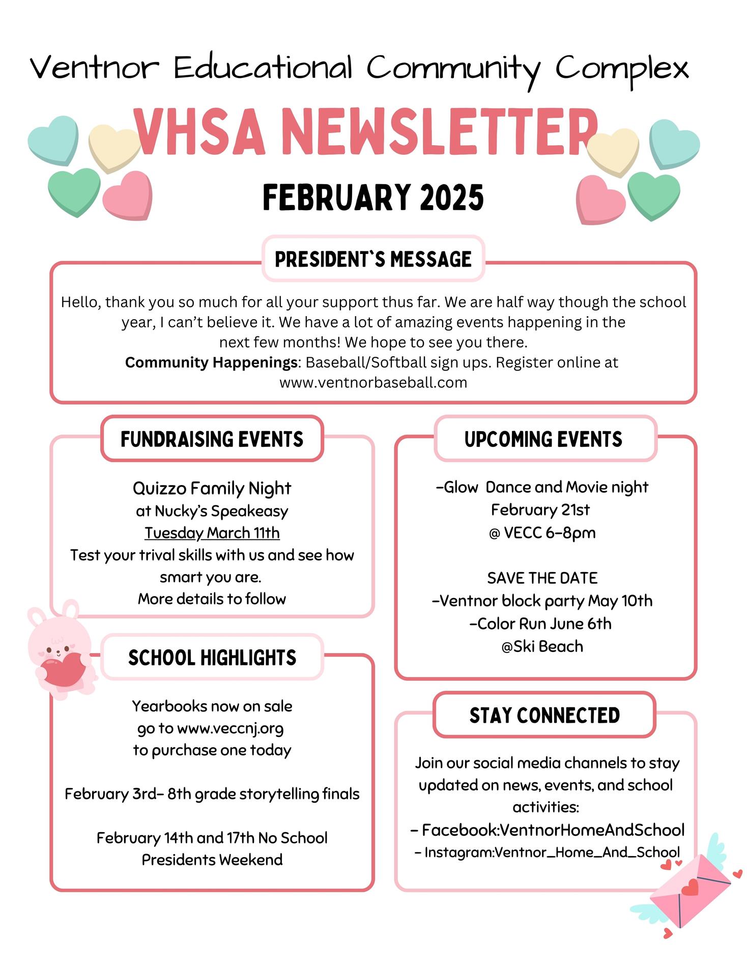 VHSA Feb 25 Newsletter