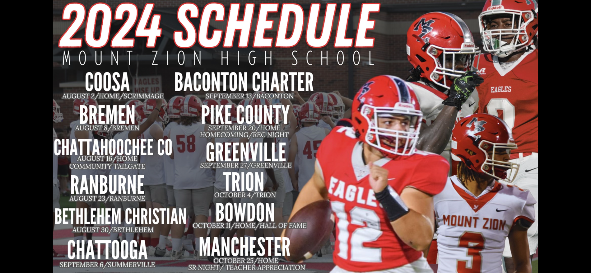 2024 Football Schedule