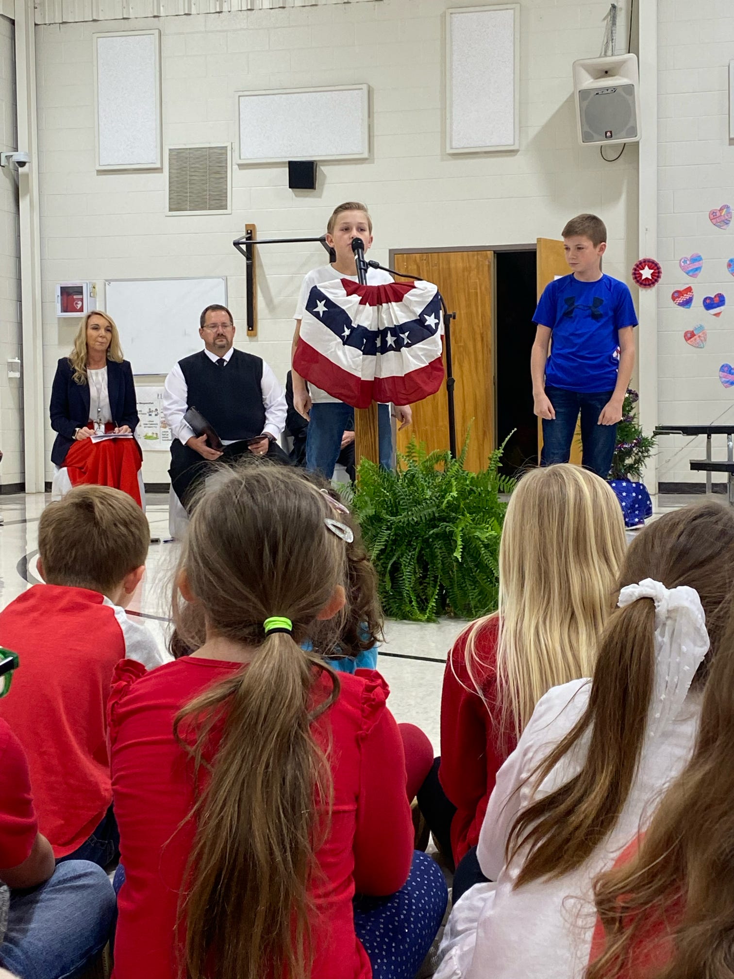 The Veterans Day program included musical presentations from all students, letters to veterans, and much more! We honored Veterans with a slide show and honored those present by branch of service. 