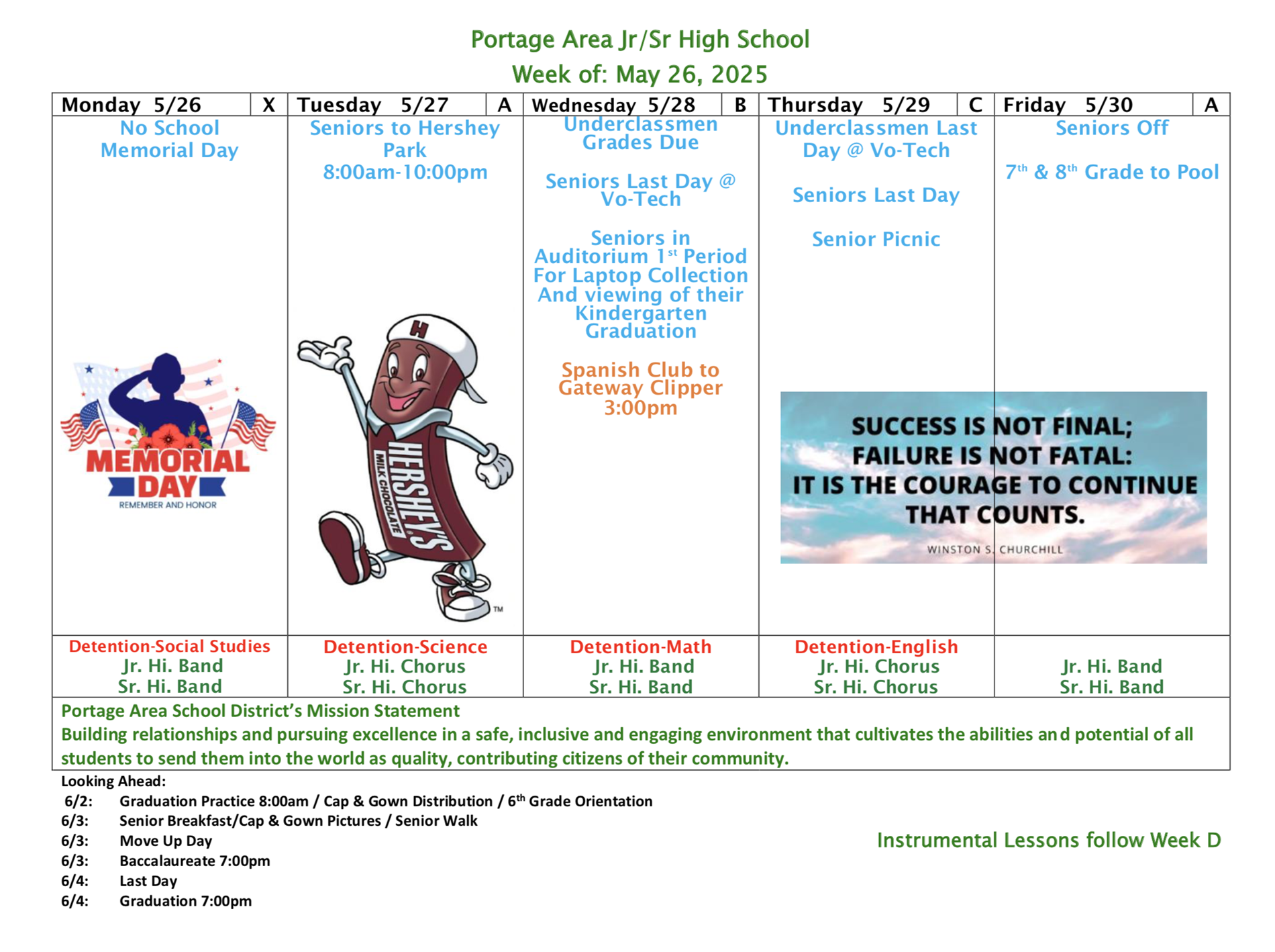 Weekly Calendar