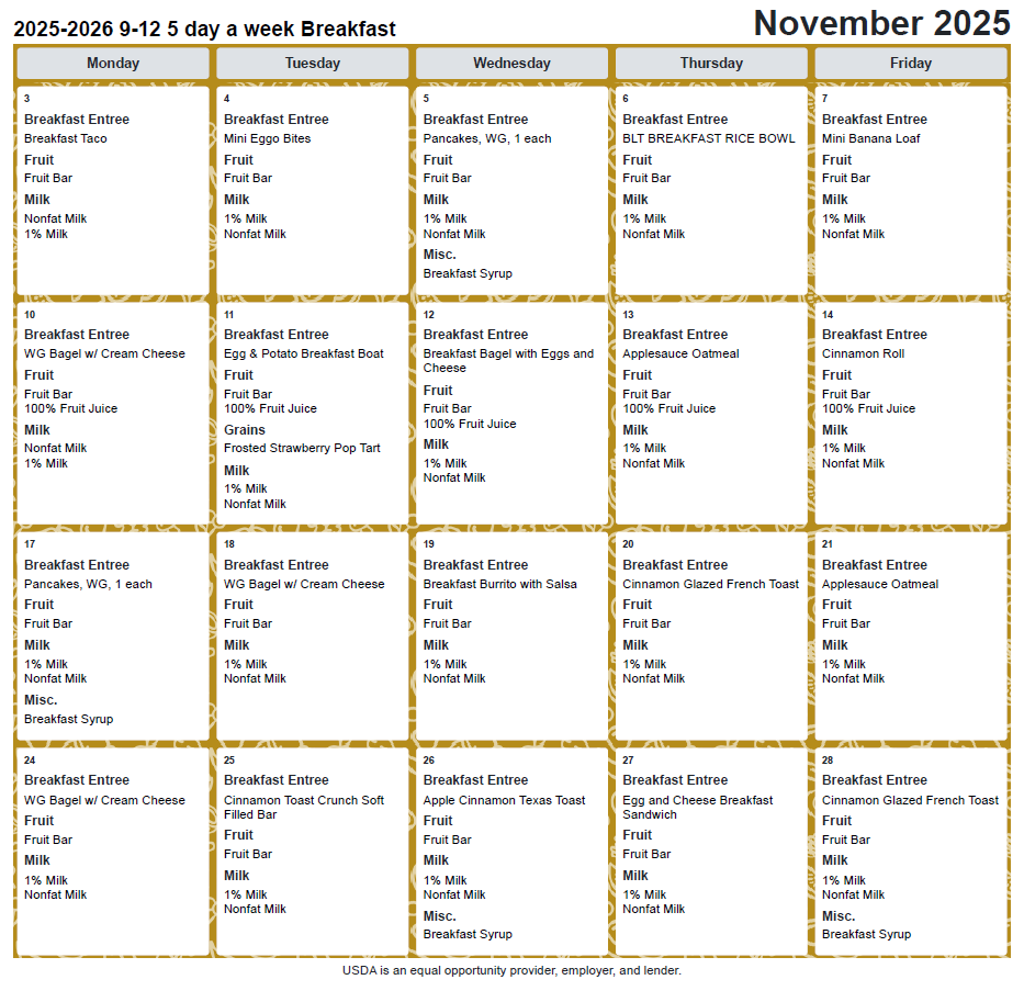 nov breakfast menu nov breakfast menu